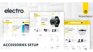 Step-11┇ Accessories Setup ┇ v1.x.x ┇Electro WooCommerce Theme ᴴᴰ