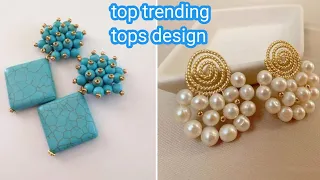 beautiful earrings design top trending tos design