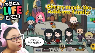 Toca Life World!!! - Cherry Meets The Addams Family - Let's Play Toca Life World!!!