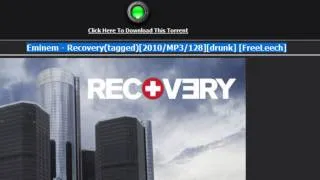 Eminem's Recovery Album Leaked! (With Download!)