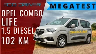 Nowy Opel Combo Life - TEST PL - 1.5 TurboD 102 km, 2019
