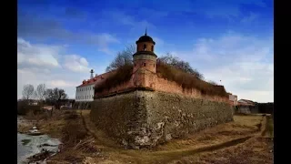 Замки Украины - Дубенский замок.  4К (Castles of Ukraine - the castle in Dubno)