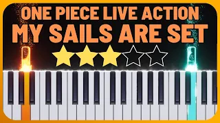 My Sails Are Set - Aurora - One Piece Live Action - Piano Tutorial with Sheet Music