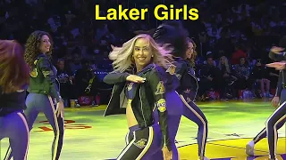 Laker Girls (Los Angeles Lakers Dancers) - NBA Dancers - 10/29/2021 4th QTR dance performance