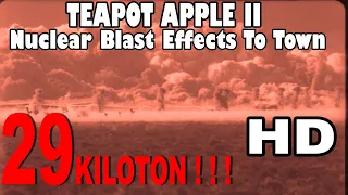 Nuclear Blast Effects To Town Operation Teapot 1955