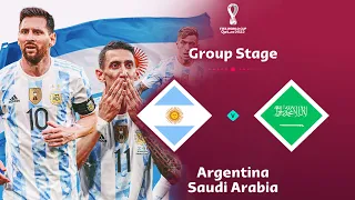 ARGENTINA VS. SAUDI ARABIA | World Cup Qatar 2022 - Group C [ Full Match FIFA 23 ]