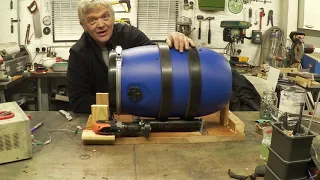 DIY Large Tumble Cleaner For Cleaning Rust,Oil, Paint and Grease From Steel Parts