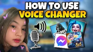 VOICE CHANGER APP | How to use Voice Changer in MOBILE LEGENDS and Messenger 2022
