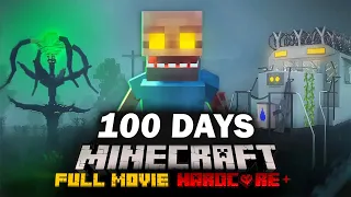 I spent 100 Days on a TRAIN in an INFECTED apocalypse in Minecraft... FULL MOVIE