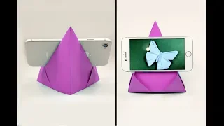 PAPER MOBILE STAND | DIY PHONE HOLDER