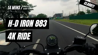 Harley Davidson Iron 883 | 4k Ride | Clark Pampanga | MisterShifter