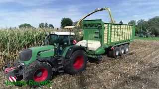 Maishäckseln mit Krone Big X 1100 von LU Loritz mit 12 Reihen Maisgebiss, Fendt 920 930 Teil 5  [4K]