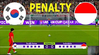 🔴LIVE PENALTY INDONESIA VS KOREA SELATAN PIALA ASIA AFC 2024 Simulasi Video Game | eFootball PES