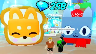 Buying TITANIC PETS With 25 BILLION GEMS in Roblox Pet Simulator 99