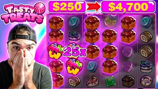 HOW I TOOK $250 TO $4,700 ON ONLINE SLOTS! (RECORD WINS)