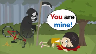 Lias has an ACCIDENT and meets THE REAPER! | Learn English | Like English