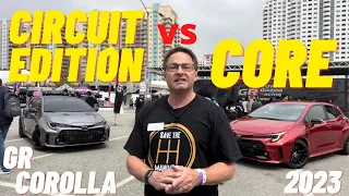 COMPARISON: 2023 Corolla GR Corolla CORE vs CIRCUIT EDITION!!!