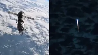 Watch Russian Pirs Module of ISS Burn Up in Earth's Atmosphere