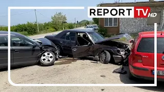 Korçë/ Tre mjete përfshihen në një aksident në fshatin Kamenicë