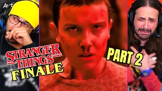 STRANGER THINGS 4x9 FINALE REACTION!! PART 2 "Chapter 9 The Piggyback" | Season 4 Volume 2 Ending