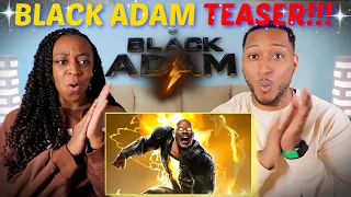 "Black Adam" Official First Look Teaser Trailer REACTION!!!