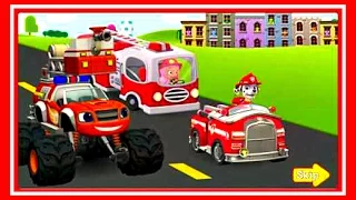 Мультфильм ПОЖАРНАЯ  КОМАНДА: Машинка ВСПЫШ, МАРШАЛ и МОЛЛИ  Cartoon Firefighting Team BLAZE MARSHAL