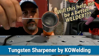 Easiest way to sharpen tungsten when TIG welding