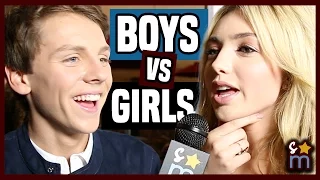 THE SWAP: Celebs Reveal Questions for the Opposite Sex - Peyton List, Jacob Bertrand | Interview