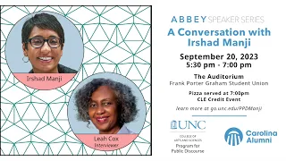 Abbey Speaker Series: A Conversation with Irshad Manji