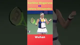 Garbine Muguruza vs Jelena Ostapenko Wuhan #Shorts