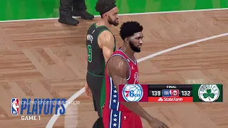 76ERS vs CELTICS Full Game 1 Highlights | May 1, 2023 | NBA Playoffs Game 1 NBA 2K23