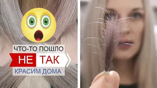 Тонирование волос ДОМА// Wella// НЕОЖИДАННЫЙ результат//