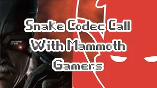 David Hayter Voicing Snake Codec Call With Mammoth Gamers