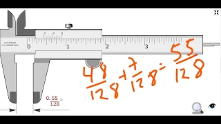 Vernier resolución 1/128"