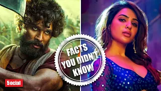 15 Facts You Didn't Know About Pushpa Movie | Hindi | Allu Arjun