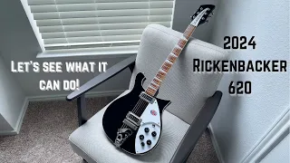 Rickenbacker 620 in Jetglo! 2024 Review