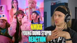 NMIXX Young Dumb Stupid | reaction | Проф. звукорежиссер смотрит