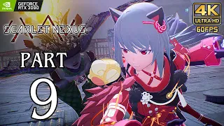 SCARLET NEXUS Walkthrough PART 9 (PC) "Kasane" Gameplay No Commentary @ 4K 60ᶠᵖˢ ✔