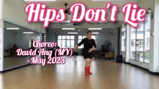 Hips Don't Lie - Line Dance (David Ang (MY) - May 2023) - demo
