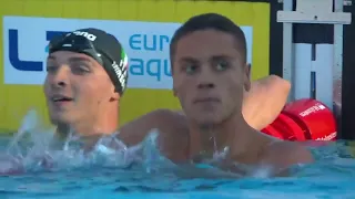 46.86 DAVID POPOVICI WR |  Men's 100m Freestyle Final | Rome 2022 LC EC