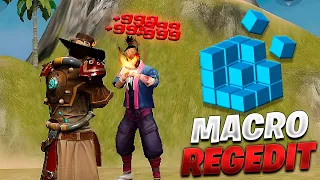 Probé El REGEDIT - MACRO mas HACKER de la PLAY STORE en Free Fire☠️ (ME BANEAN👺)