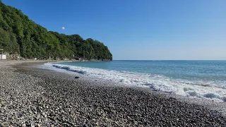 Новомихайловский/от Центрального до Приморской/берег обрушился безвозвратно 😢