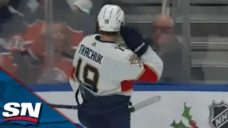 Matthew Tkachuk Hears It From Oilers Fans After Scoring On Darnell Nurse's Misplay