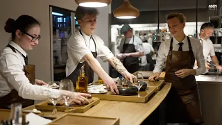 Busy Kitchen - Michelin Star Restaurant in Aarhus Denmark