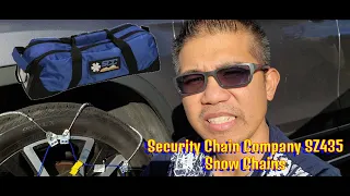 How To Install Security Chain Company SCC SZ435 Super Z6 Snow Chain [Backwards]