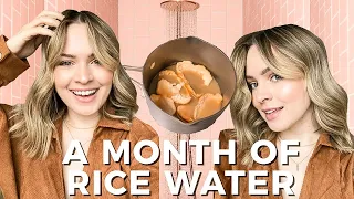 My hair is THRIVING - Rice Water Treatment - Kayley Melissa