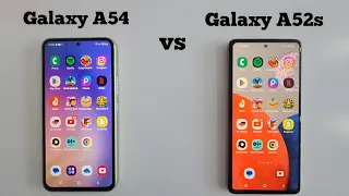 Samsung A54 vs A52s Speed Test || in 2024