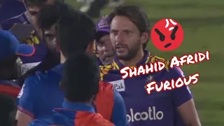 Shahid Afridi Fight with Naveen Ul Haq | Mohammad Amir Revenge | LPL lanka Premier League