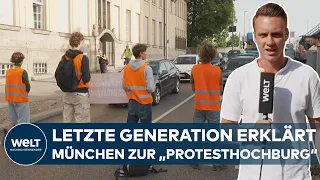 "WOCHENLANGE PORTESTHOCHBURG" MÜNCHEN: Letzte Generation blockiert & plant massive Störungen zu IAA