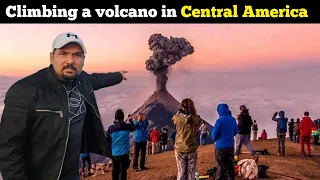 Hiking an ACTIVE Volcano in Guatemala - ACATENANGO || INDIAN IN CENTRAL AMERICA